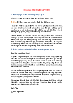 Đọc: Đóa hoa đồng thoại lớp 4 trang 15