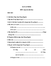 Bài Tập Nhóm: Tập Đoàn Trung Nguyên | Môn Quản trị chiến lược - Trường Cao đẳng Kinh tế Công nghiệp Hà Nội
