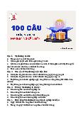 100 câu hỏi trắc nghiệm và đáp án môn Marketing căn bản | Học viện Ngân hàng