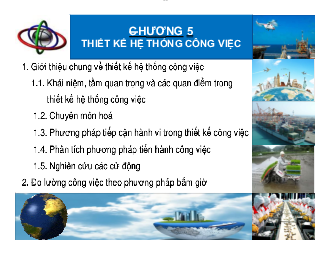 Slide Chương 5: Thiết kế hệ thống công việc (Đại học Tây Đô)