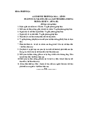 Nội dung ôn tập môn Triết học MLN - 4 TC - Triết học Mac - Lenin | Học viện phục nữa Việt Nam