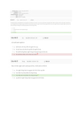 Bài kiểm tra chương 10,11,13 môn kinh tế vĩ mô | Đại học Kinh tế Thành phố Hồ Chí Minh