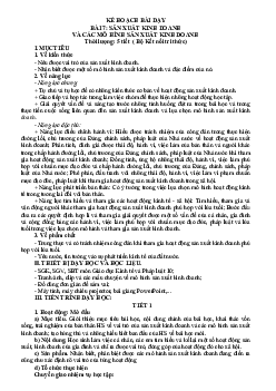 Giáo án Giáo dục Kinh tế và Pháp luật 10 sách Kết nối tri thức với cuộc sống | Đề 7