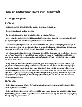 Phân tích bài thơ Cảnh khuya chọn lọc hay nhất | Ngữ văn lớp 7