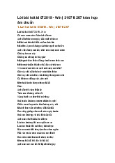 Lời bài hát Id 072019 - W/n | 3107 ft 267 kèm hợp âm chuẩn