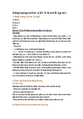 Động lượng có đơn vị là? A. N.m/s B. kg.m/s