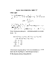 Tài liệu về Dạng toán phương trình - Đại số tuyến tính | Đại học Bách Khoa, Đại học Đà Nẵng