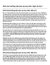 Phân tích bài Ông một chọn lọc hay nhất - Ngữ văn lớp 7