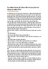 Ủy nhiệm thu là gì? Cách viết và Lưu ý khi sử dụng ủy nhiệm thu?
