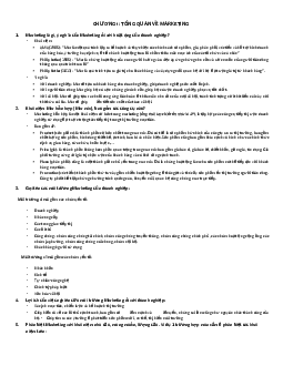 Tóm tắt lý thuyết nguyên lý maketing