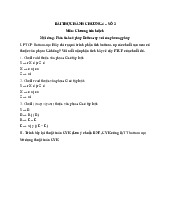 Bài tập kiểm tra Bottom up và CYK