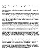 Nghị luận Mọi chuyện đều không có gì khó khăn nếu ước mơ đủ lớn | Ngữ văn 10