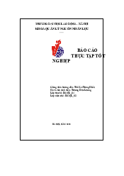 Báo cáo thực tập môn quản trị nhân lực 2 | Đại học Lao động - Xã Hội