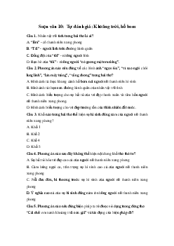 Soạn bài Tự đánh giá: Khoảng trời, hố bom - Cánh diều 10