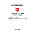 Báo cáo Bài Tập Nhóm Nhóm 7 Thứ 4 Ca 2  - Tài liệu tham khảo | Đại học Văn lang