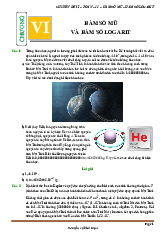 Toán thực tế hàm số mũ và hàm số lôgarit Toán 11