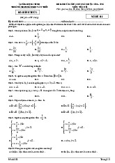 Đề giữa kỳ 1 Toán 11 năm 2025 – 2026 trường THPT Nguyễn Văn Trỗi – Hà Tĩnh