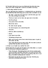 Tóm tắt vai trò của Bộ Tài chính trong ngân sách nhà nước (NSNN) Môn: Pháp luật đại cương | Trường: Học Viện nông nghiệp Việt Nam
