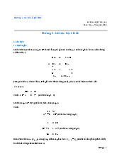 Lý thuyết bài giảng chương 1: Ma trận và định thức | Môn toán cao cấp