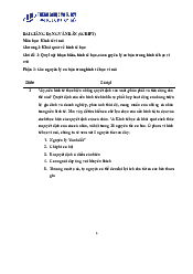 Các nguyên lí cơ bản trong Kinh tế vi mô | Trường Đại học Mở Thành phố Hồ Chí Minh