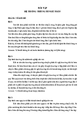 Lưu đồ chứng từ hệ thống thông tin kế toán