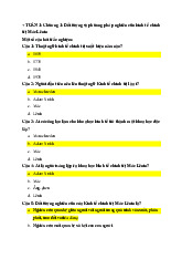 Ngân hàng câu hỏi trắc nghiệm môn kinh tế chính trị Mác-LêNin | Trường Đại học Y Dược , Đại học Quốc gia Hà Nội
