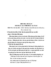 Kiểm tra tự luận luật hiến pháp Việt Nam đề 1 - Luật Kinh Tế | Trường Đại học Mở Hà Nội