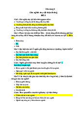 Đề cương Chương 2Chủ nghĩa duy vật biện chứng môn Triết hoc Mác - Lênin | Học viện Nông nghiệp Việt Nam