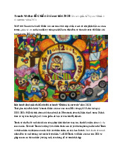 Tranh vẽ chủ đề Chiếc ô tô mơ ước 2024