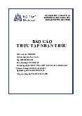 Báo cáo thực tập tốt nghiệp cuối học phần 1 - Tài liệu tham khảo | Đại học Hoa Sen