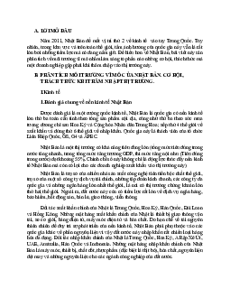 Thị trường mới nổi -Quản lý chiến lược toàn cầu