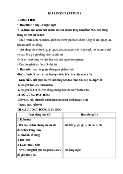 Giáo án buổi 2 Tiếng Việt học kì 2 - Tuần 4 | Cánh diều
