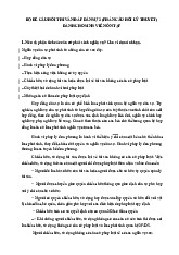 Bộ đề câu hỏi thi Môn Luật dân sự Việt Nam | Trường Đại học Luật Hà Nội