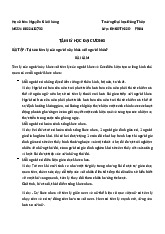 Cách nhìn và phân tích tâm lý con người – Bài tập môn Tâm lý học | Đại học Đồng Tháp