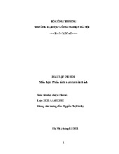 Phân Tích Báo Cáo Tài Chính PNJ Giai Đoạn 2018-2021: Nhóm 1
