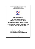 Tính tất yếu khách quan, hợp quy luật của con đường đi lên chủ nghĩa xã hội ở Việt Nam. Vận dụng vào việc xây dựng niềm tin, lý tưởng cho sinh viên hiện nay | Tiểu luận cuối kỳ môn Chủ nghĩa xã hội khoa học