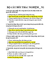 Bộ câu hỏi trắc nghiệm về phát triển bền vững kinh tế | Kinh tế chính trị Mác - Lênin | Đại học Tôn Đức Thắng