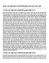 Đoạn văn nghị luận về biết lắng nghe chọn lọc hay nhất | Ngữ văn 10