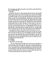 Đề Kinh tế chính trị Mác - Leenin |  Trường đại học Điện Lực