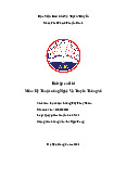 Bài tập cuối kì Kỹ Thuật Công Nghệ Và Truyền Thông Số | Học viện Báo chí và Tuyên truyền