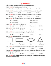 Bộ Đề Ôn Tập HK1 Toán 6 Chân Trời Sáng tạo Có Đáp Án