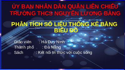 Giáo án điện tử Toán 8 Bài 20 Kết nối tri thức: Phân tích số liệu thống kê dựa vào biểu đồ