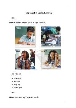 Getting Started: Tiếng Anh lớp 3: Lesson 2 | Explore Our World