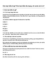 Kim loại kiềm là gì? Kim loại kiềm tác dụng với nước sinh ra? | Hoá học 8