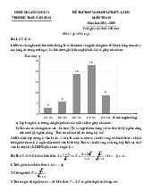 Đề thi thử vào lớp 10 môn Toán lần 3 năm 2025 trường THCS Cầu Giấy – Hà Nội