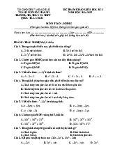 Đề tham khảo giữa kì 1 Toán 8 năm 2024 – 2025 phòng GD&ĐT Quận 3 – TP HCM