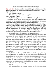 Câu hỏi ôn tập có đáp án môn Chủ nghĩa xã hội khoa học | Trường Đại học Mở Hà Nội