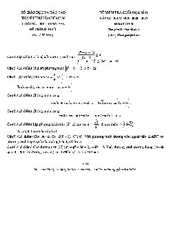 Đề kiểm tra cuối kì 2 Toán 10 năm 2020 – 2021 trường THPT Trần Phú – TP HCM
