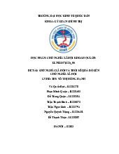 Thời Kỳ Quá Độ Lên Chủ Nghĩa Xã Hội | Môn Chủ nghĩa xã hội khoa học - Đại học Kinh Tế Quốc Dân