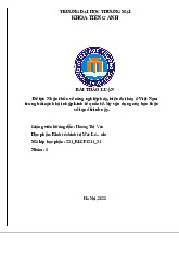 Công nghiệp hóa, hiện đại hóa ở Việt Nam | Bài thảo luận Kinh tế chính trị Mác Lê – nin